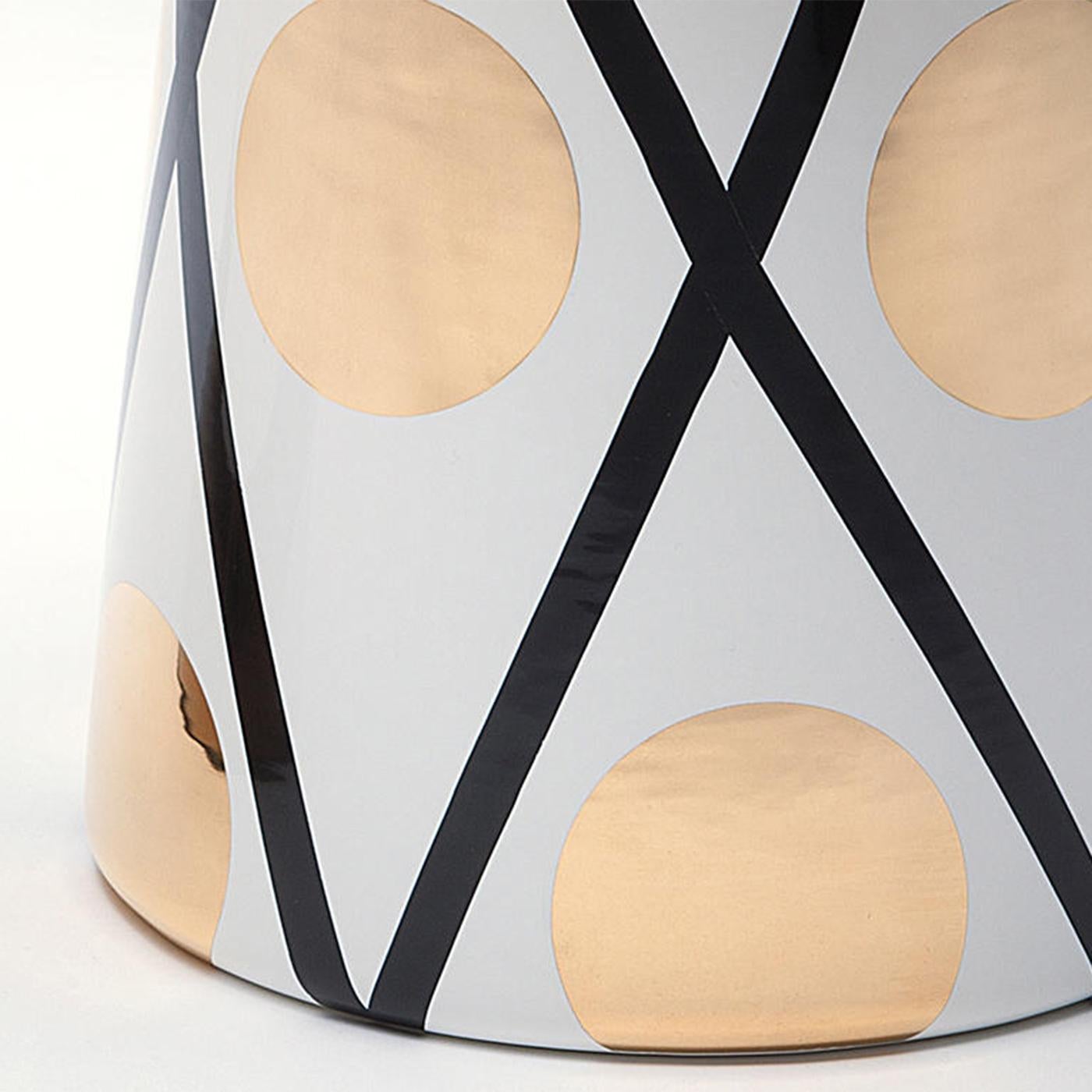 Ceramic Circus Lolla Side Table For Sale