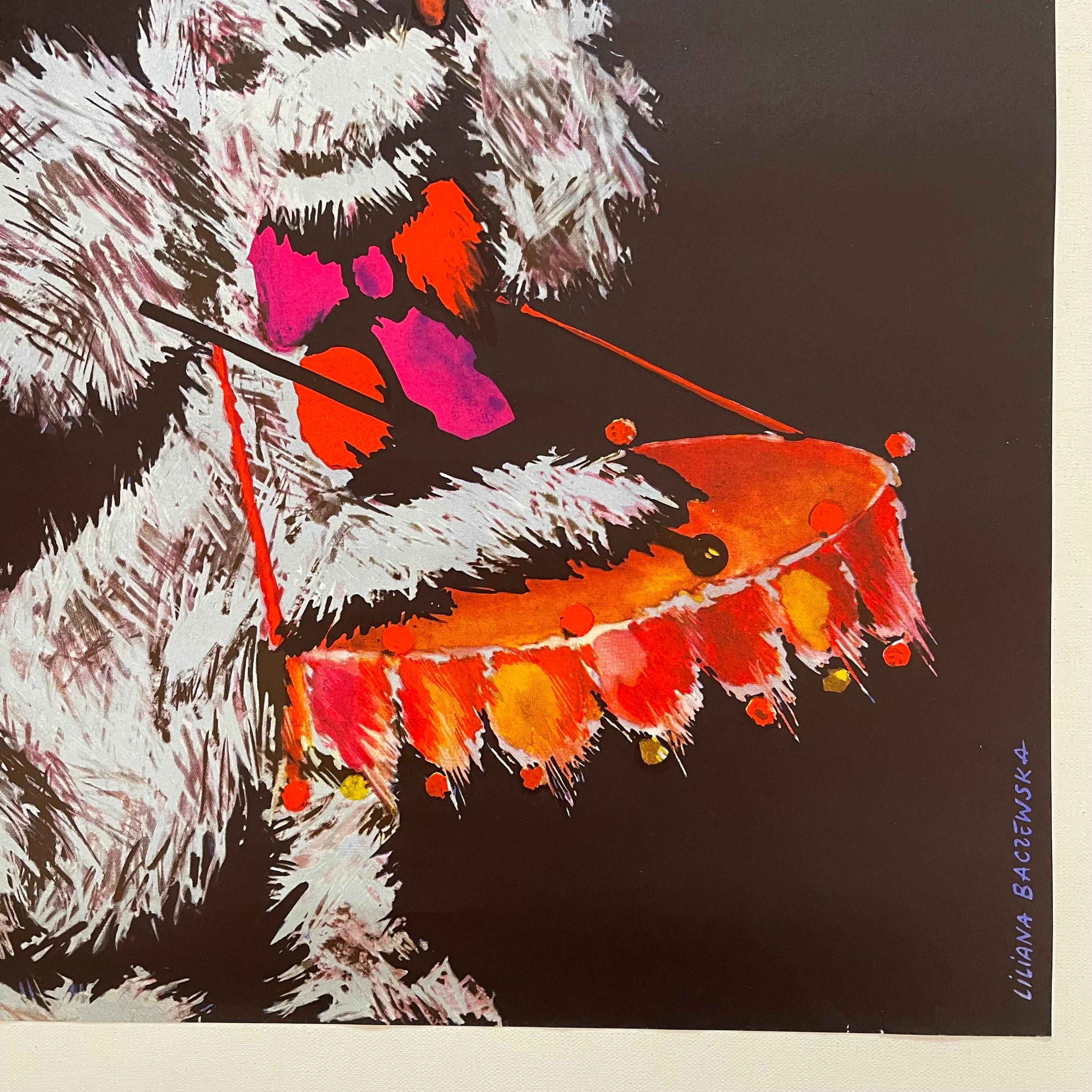 Other Circus Poodle Drummer, Vintage Polish Circus Poster by Liliana Baczewska, 1965 For Sale