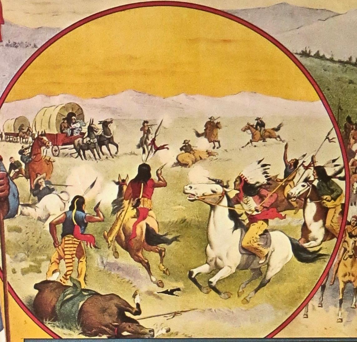Folk Art Circus Poster by Ringling Bros, circa 1971 