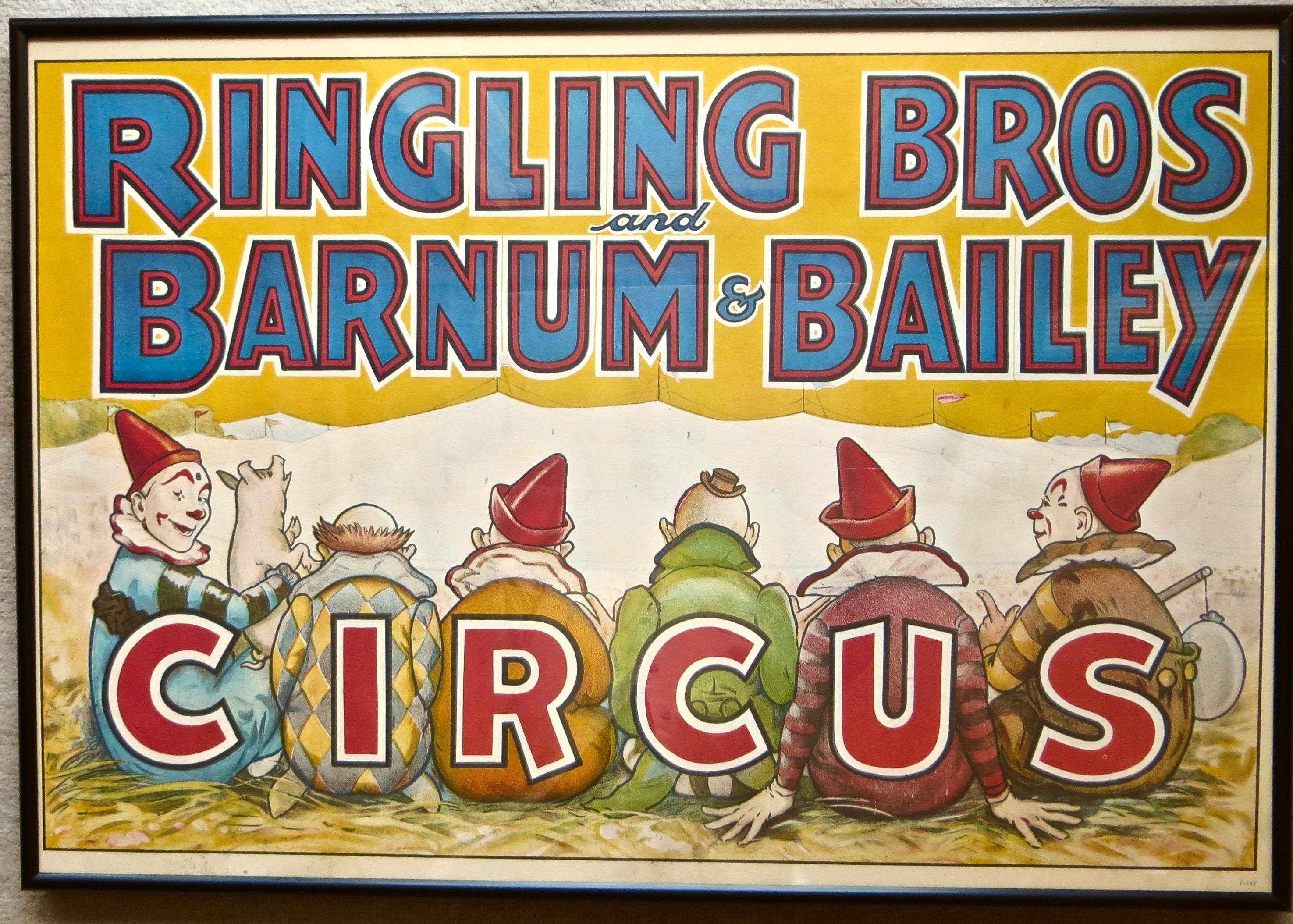 ringling brothers circus posters vintage