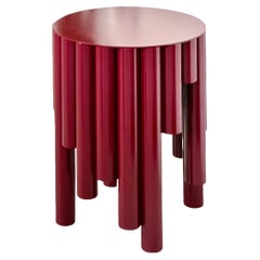 Mesa auxiliar/taburete Circus de Spinzi Milano en rojo Gucci