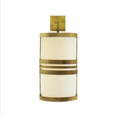 Contemporary Art Deco Inspired Circus Wall Sconce Brass