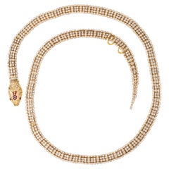 Ciribelli Monte-Carlo Snake Necklace