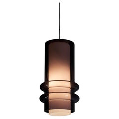 "Cirkel" Double Glass Pendant by Jo Hammerborg For Fog&Mørup, Denmark