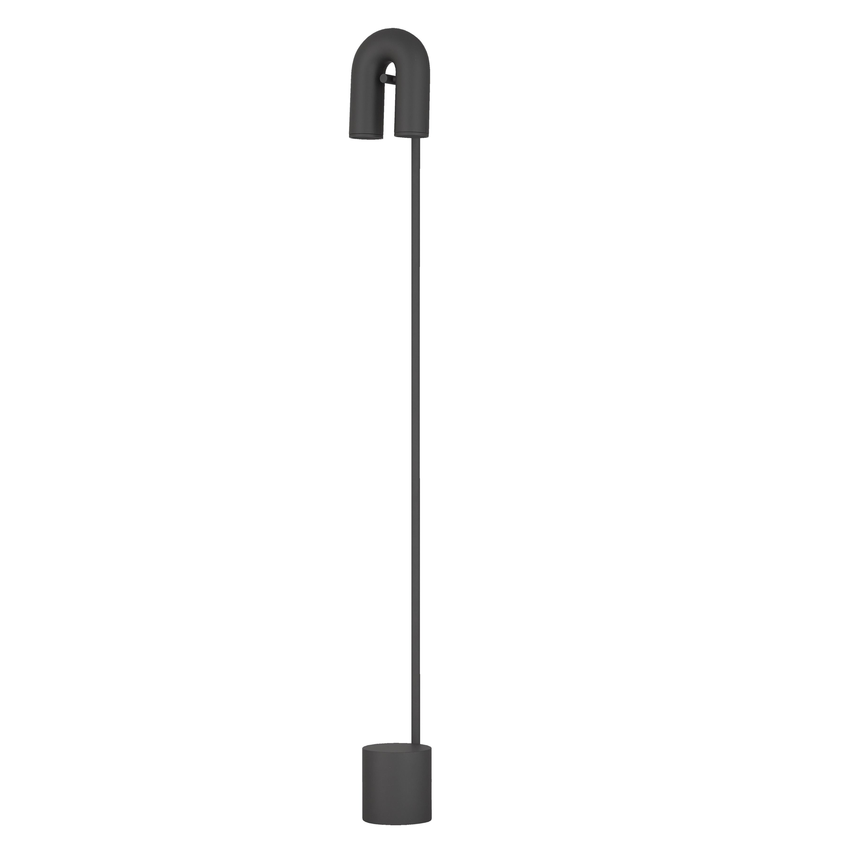Cirkus Floor Lamps by AGO Lighting
UL LISTED

Coated ABS, aluminum, steel
LED GU10 max 6W x 2, 110-230V

Four colors available: Charcoal, green, grey, terracotta
Dimensions: H 130.5 cm x W 11.5 cm

The Cirkus floor lamps complete the collection of