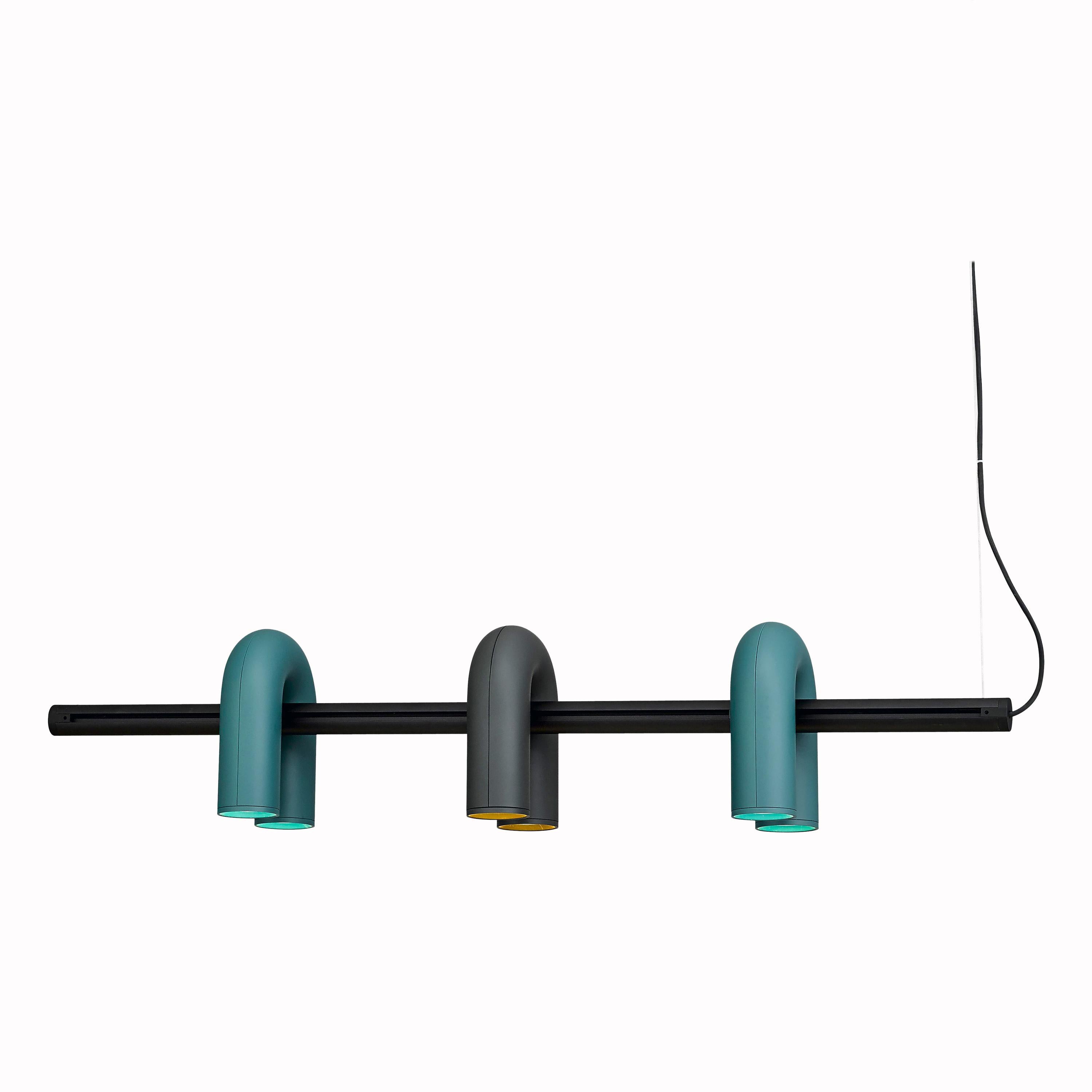 CIRKUS Track: 90cm
CIRKUS Spotlight: 3 Terracotta + 1 Green
CIRKUS Wall: 2 Terracotta + 2 Green

 
AGO is a Korean design studio specialized in lighting. AGO is based in the area of central Seoul named Euljiro which has been at the heart of Korean