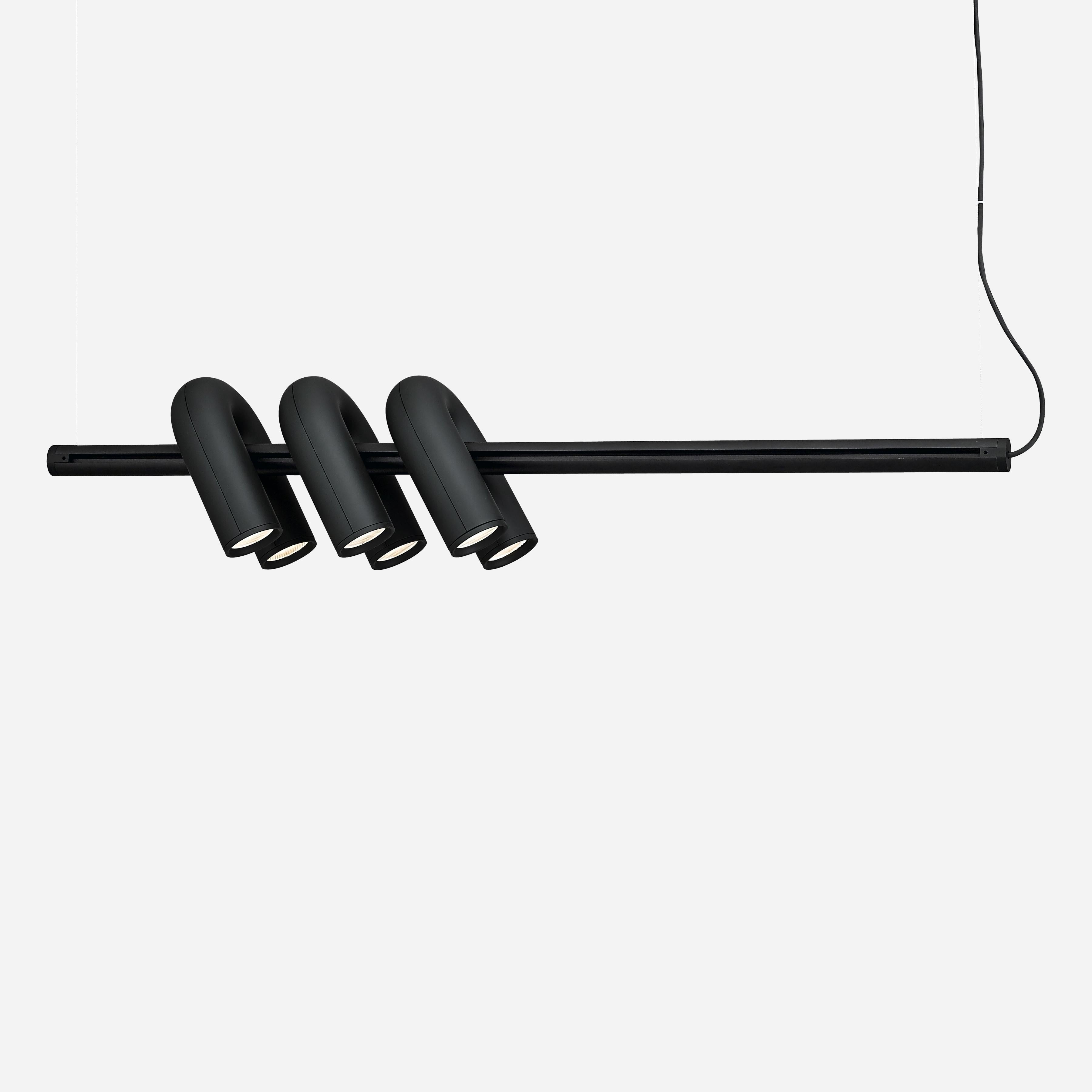 French 'Cirkus' Track 90cm + 4 spotlights + 4 Wall lights by AGO For Sale