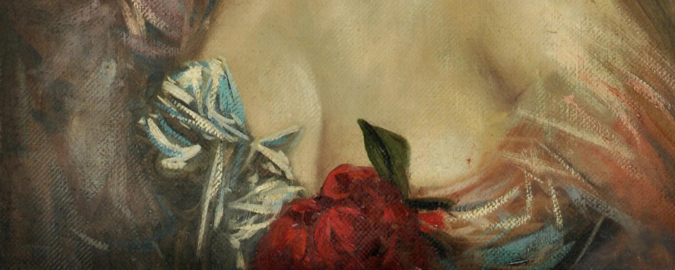 Portrait de dame - Ciro de Rosa Italia 2002 - Huile sur toile cm. 63x47
Le tableau de Ciro représente une belle femme noble avec une robe élégante et sophistiquée, il réinterprète une des œuvres de Giovanni Boldini, peintre italien mais parisien
