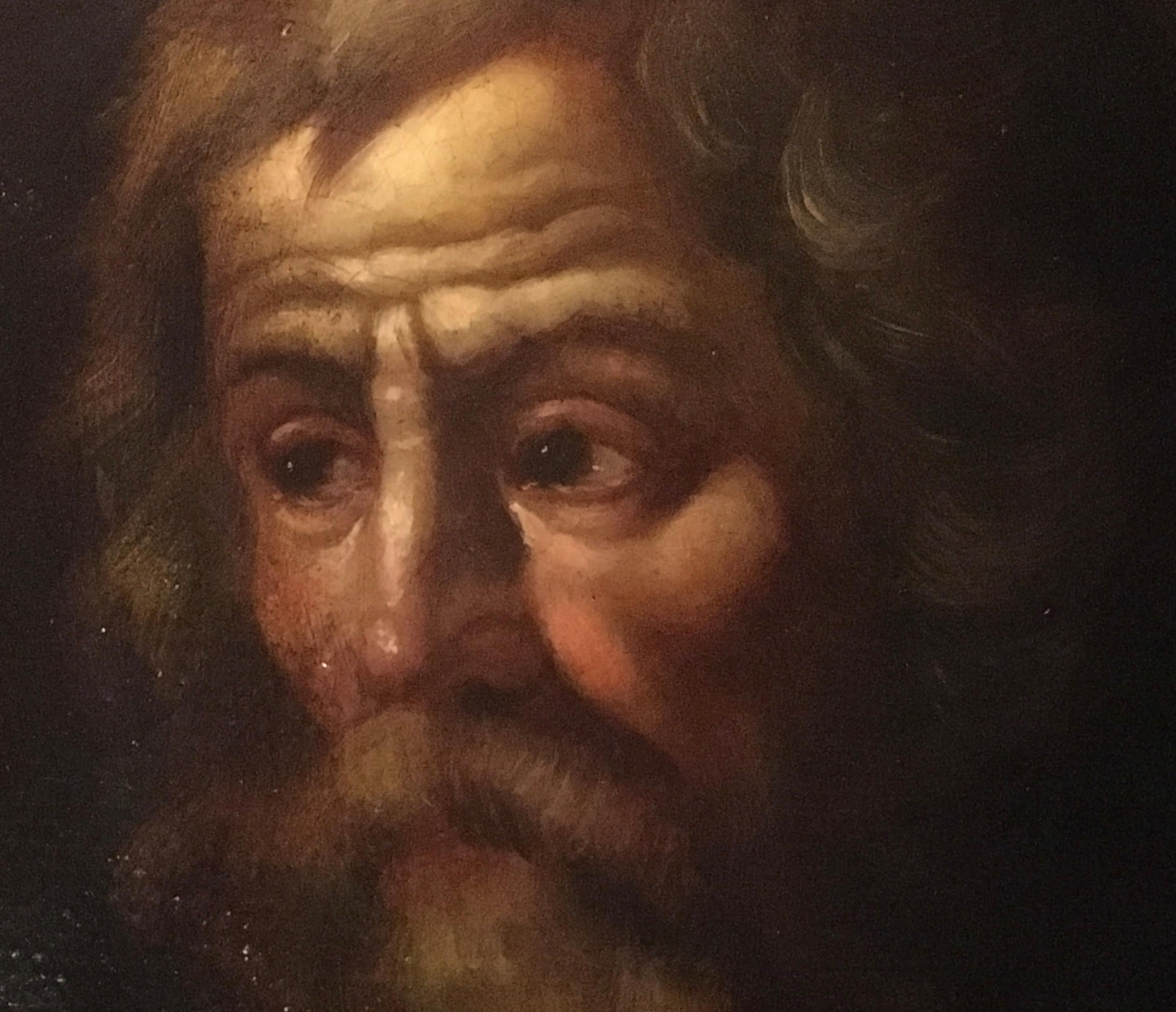 PHILOSOPHER - Spanish School -  Pittura figurativa italiana olio su tela - Painting Scuola italiana di Ciro De Rosa