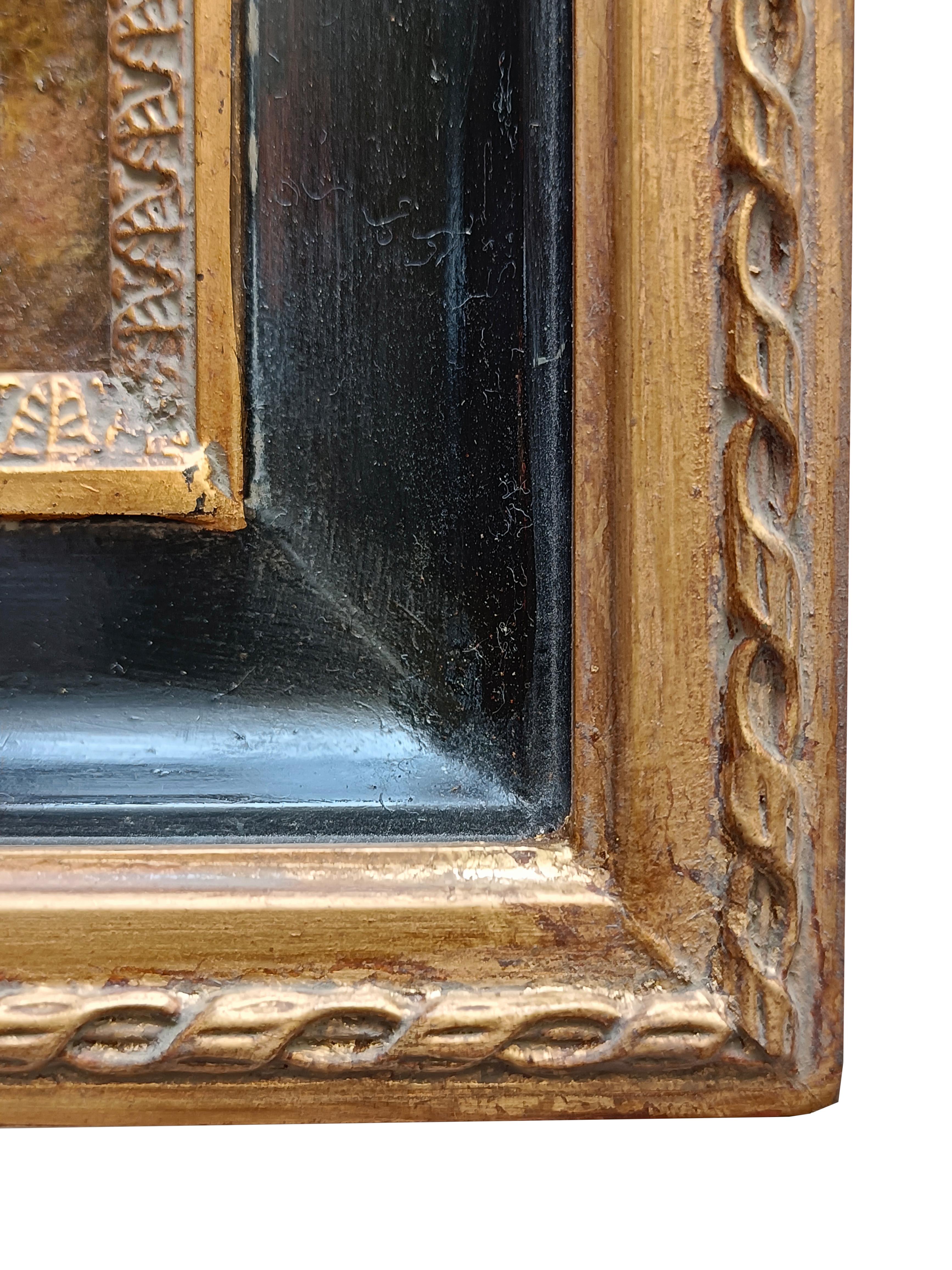 THE SHEPERDESS OF COWS – „In the Manner of Julien Dupre“ – Öl auf Leinwand Gemälde im Angebot 5