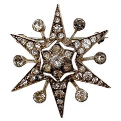 Spilla a stella vintage A. Silver e pasta di Ciro 
SCP
 del 1940