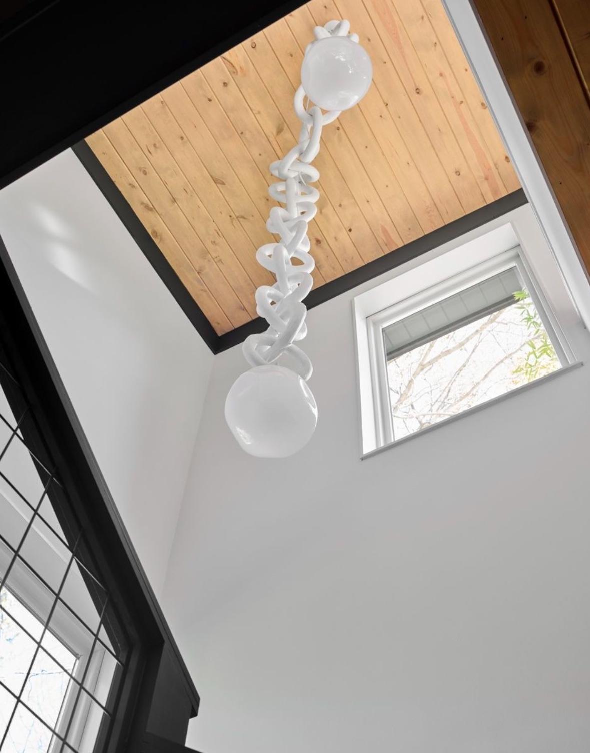 Cirque 2 Drop Double Swagged Chandelier by Brent Warr Studios Estadounidense en venta