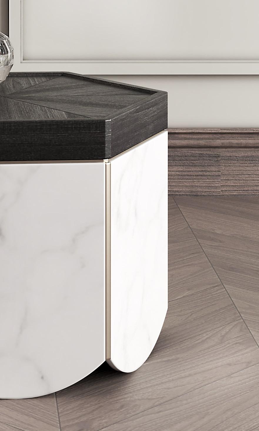 Post-Modern Cirque Side Table by Studio Uwe Gaertner For Sale