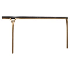 Cirrus Console Table with Marble Tabletop