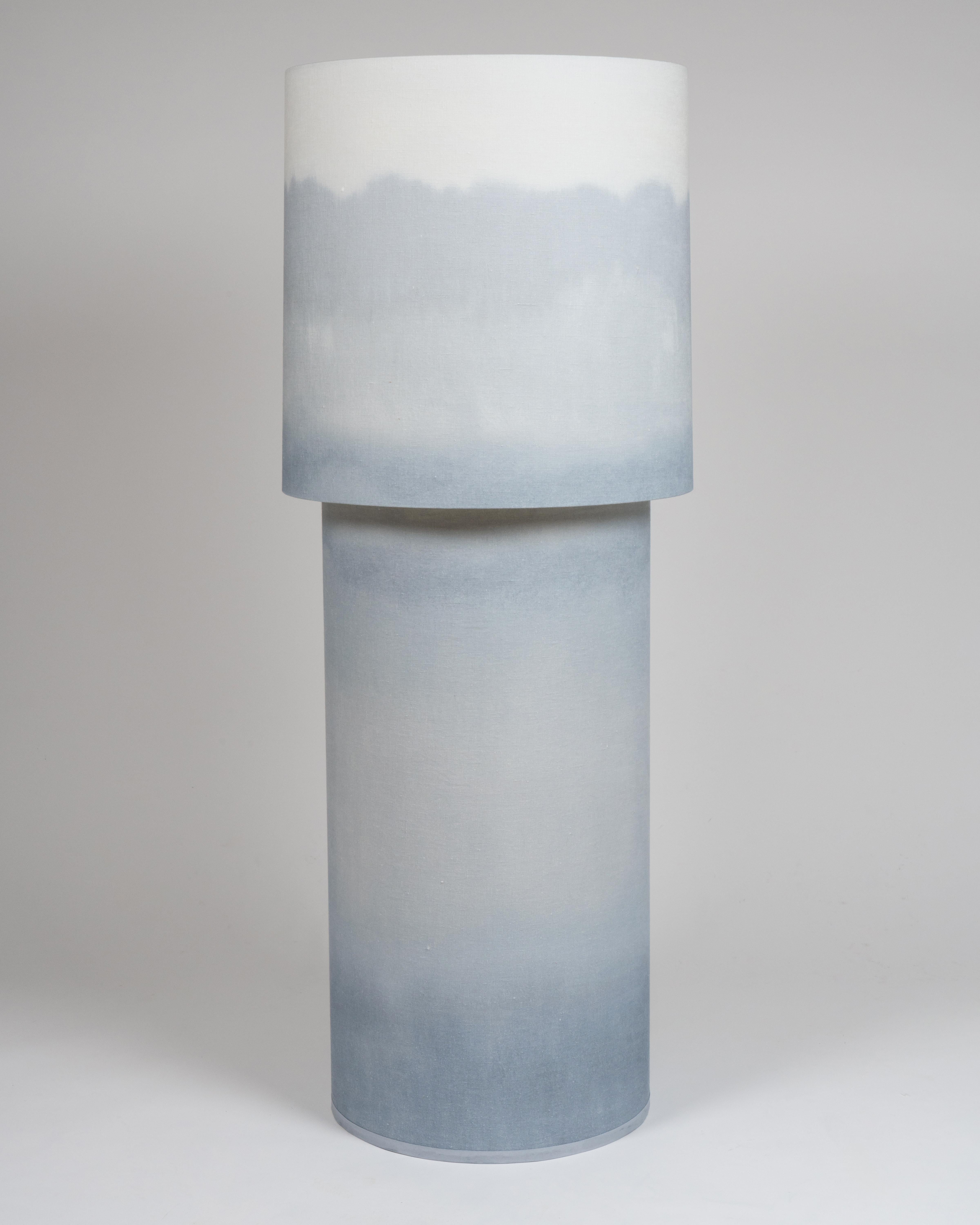 Cirrus Floor Lamp II by Elsa Foulon
Unique piece.
Dimensions: D 50 x W 50 x H 120 cm
Materials: Sculpted Wood, Fabric.

All our lamps can be wired according to each country. If sold to the USA, it will be wired for the USA, for instance. 

All of