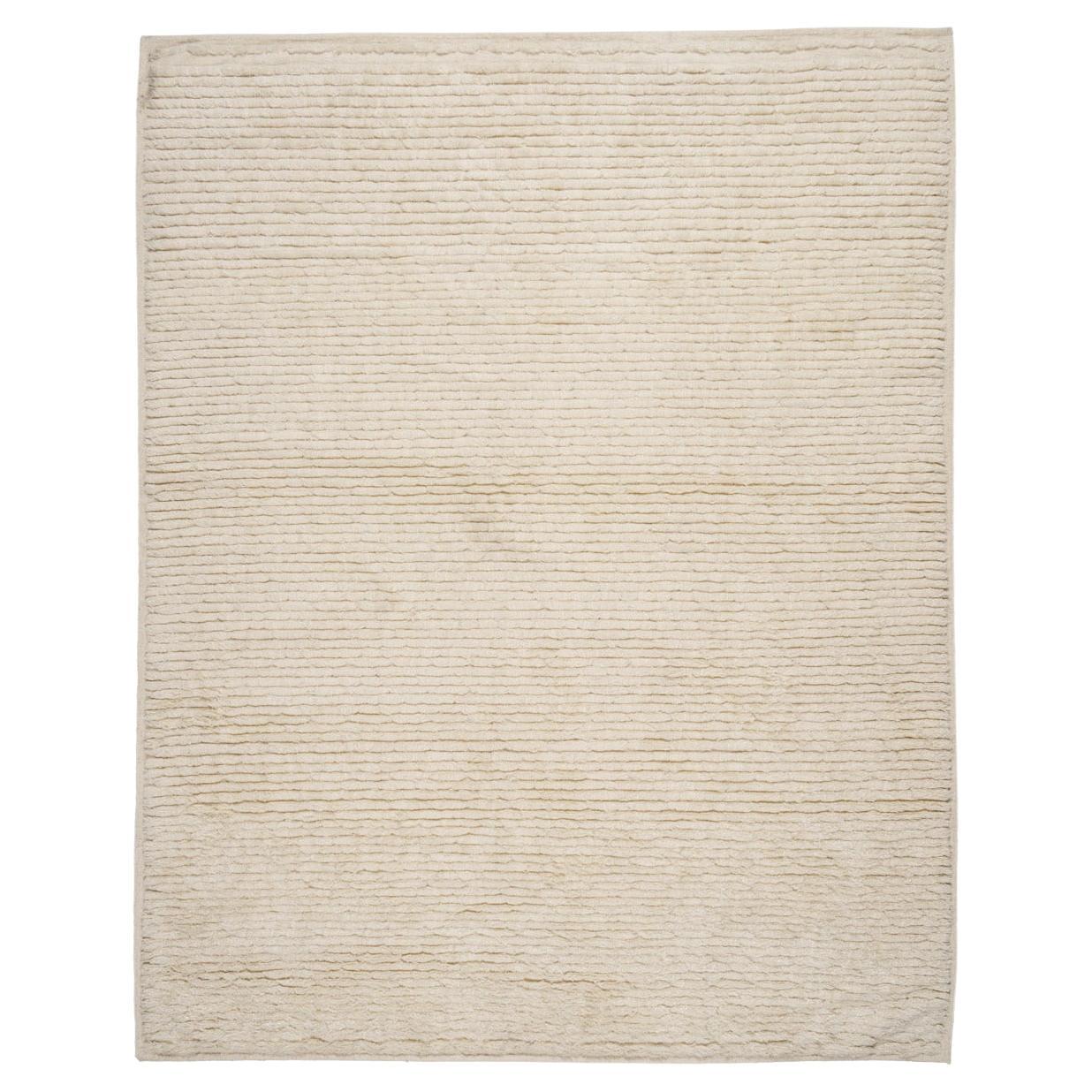 Cirrus-Teppich in Elfenbein, 8x10' im Angebot