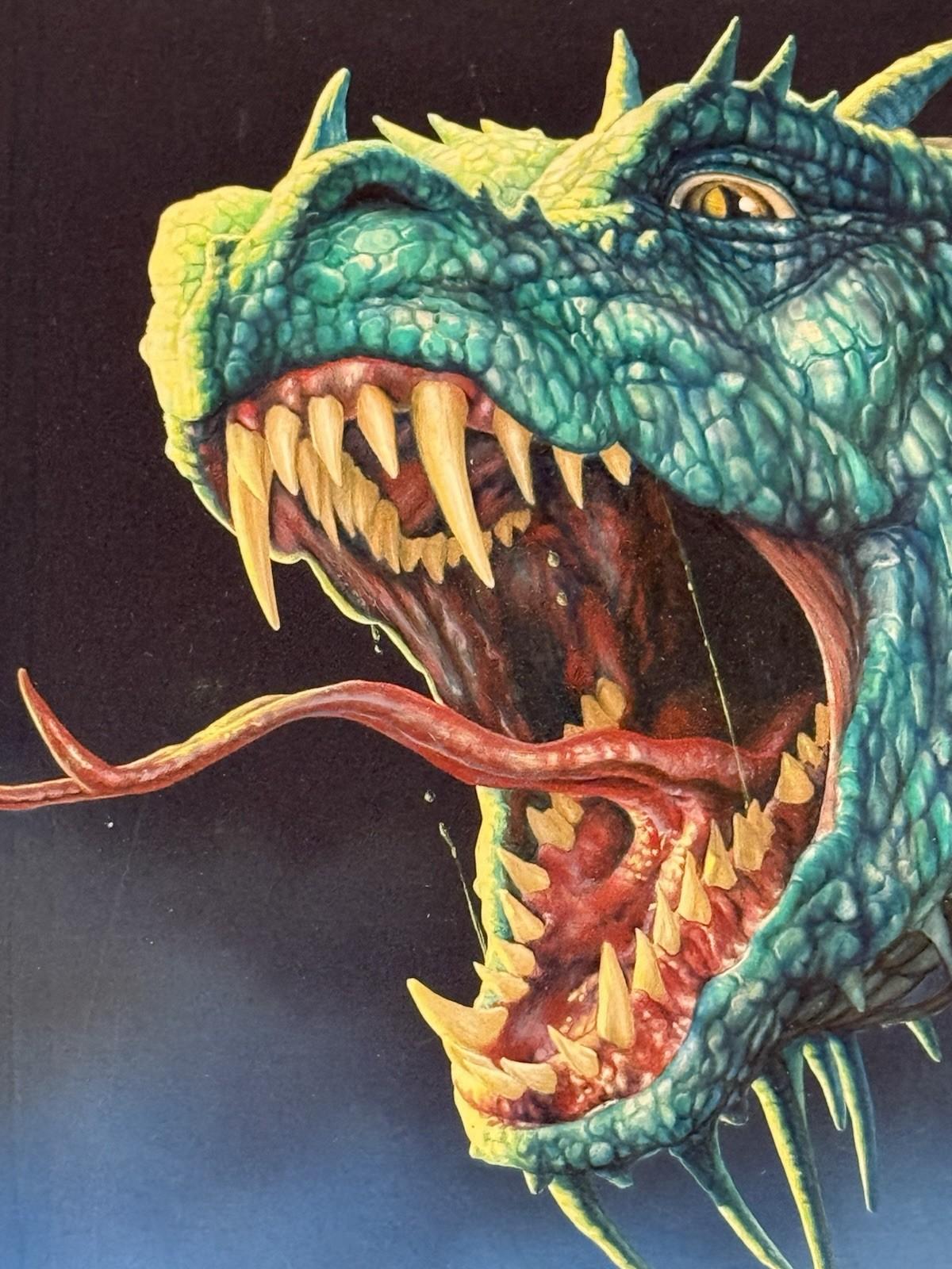 Ciruelo Cabral Illustration Original Art Front Cover For Book Of Dragon For Sale 4