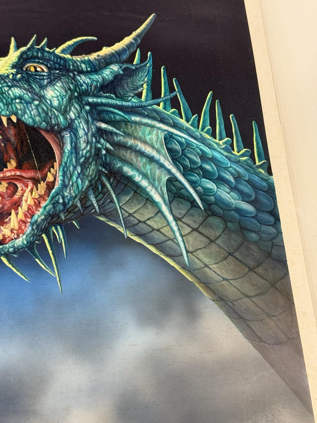Ciruelo Cabral Illustration Original Art Front Cover For Book Of Dragon For Sale 1