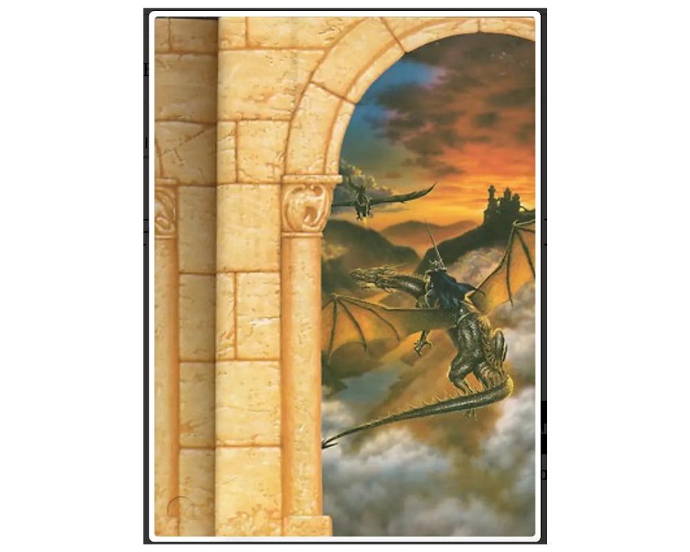 Ciruelo Cabral el Libro del Dragón Ilustración Arte Original 2