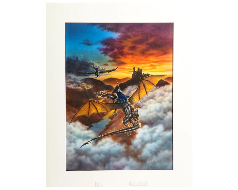 Argentine Ciruelo Cabral the Book of the Dragon Illustration Original Art For Sale