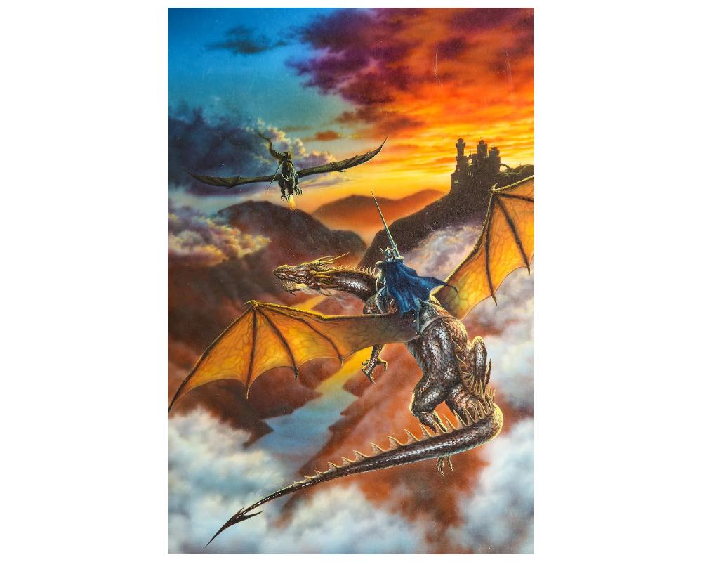 Ciruelo Cabral the Book of the Dragon Illustration Original Art In Good Condition For Sale In New York, NY