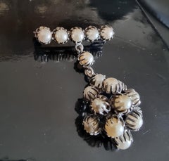 Magnifique broche ancienne CIS countess Cissy ZOLTOWSKA, vintage, haute couture