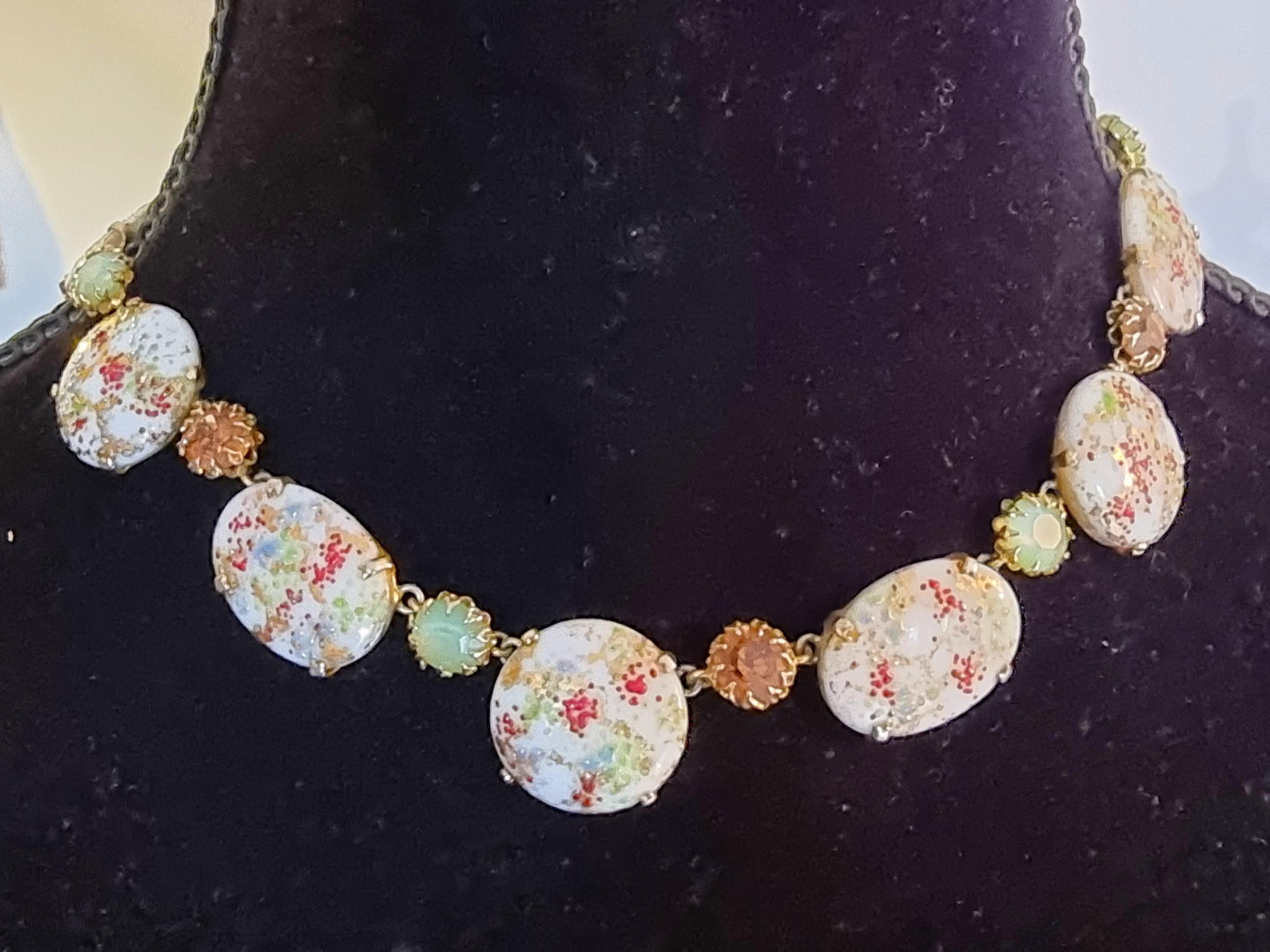 CIS countess Cissy ZOLTOWSKA, Magnificent old NECKLACE, vintage, High Fashion In Good Condition For Sale In SAINT-CLOUD, FR