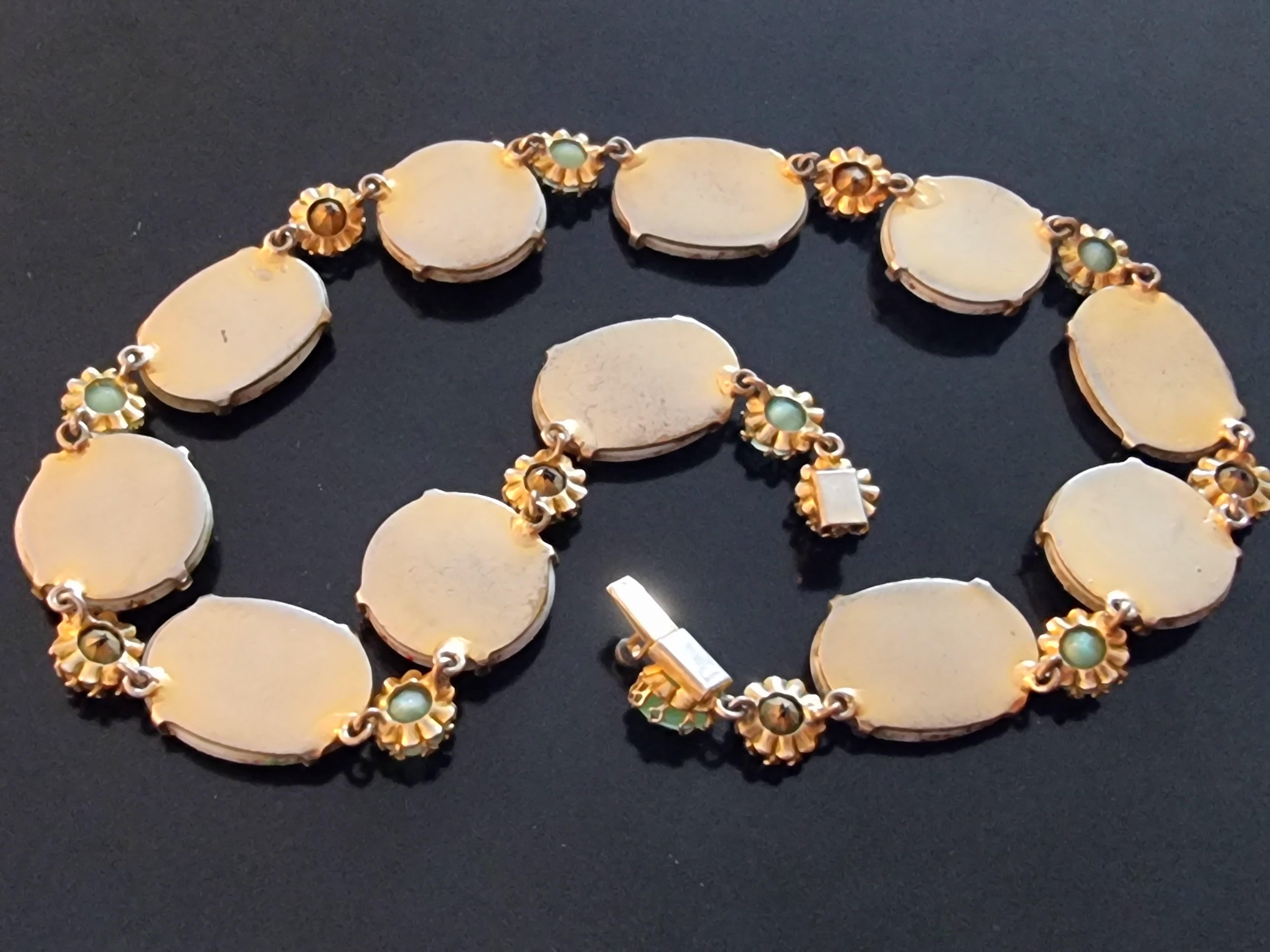 CIS countess Cissy ZOLTOWSKA, Magnificent old NECKLACE, vintage, High Fashion For Sale 2