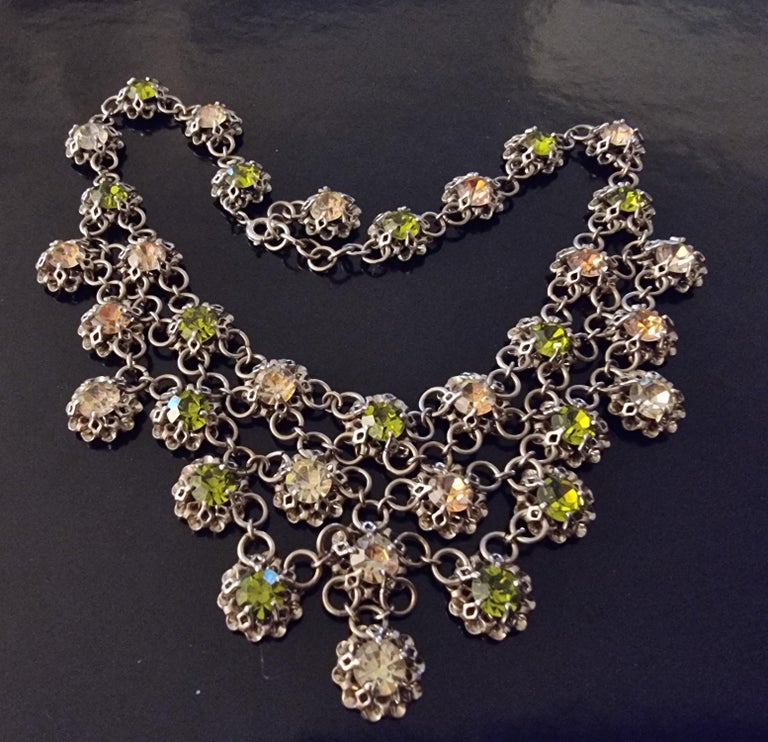 Broche Ancienne CIS Comtesse Cissy Zoltowska - Perles Et Alliage, Vintage, Occasion Bon état
