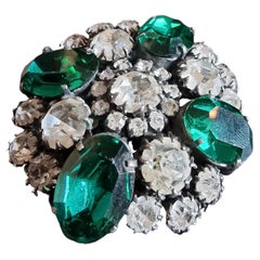 CIS countess Cissy ZOLTOWSKA, Magnificent large Retro BROOCH, High Fashion