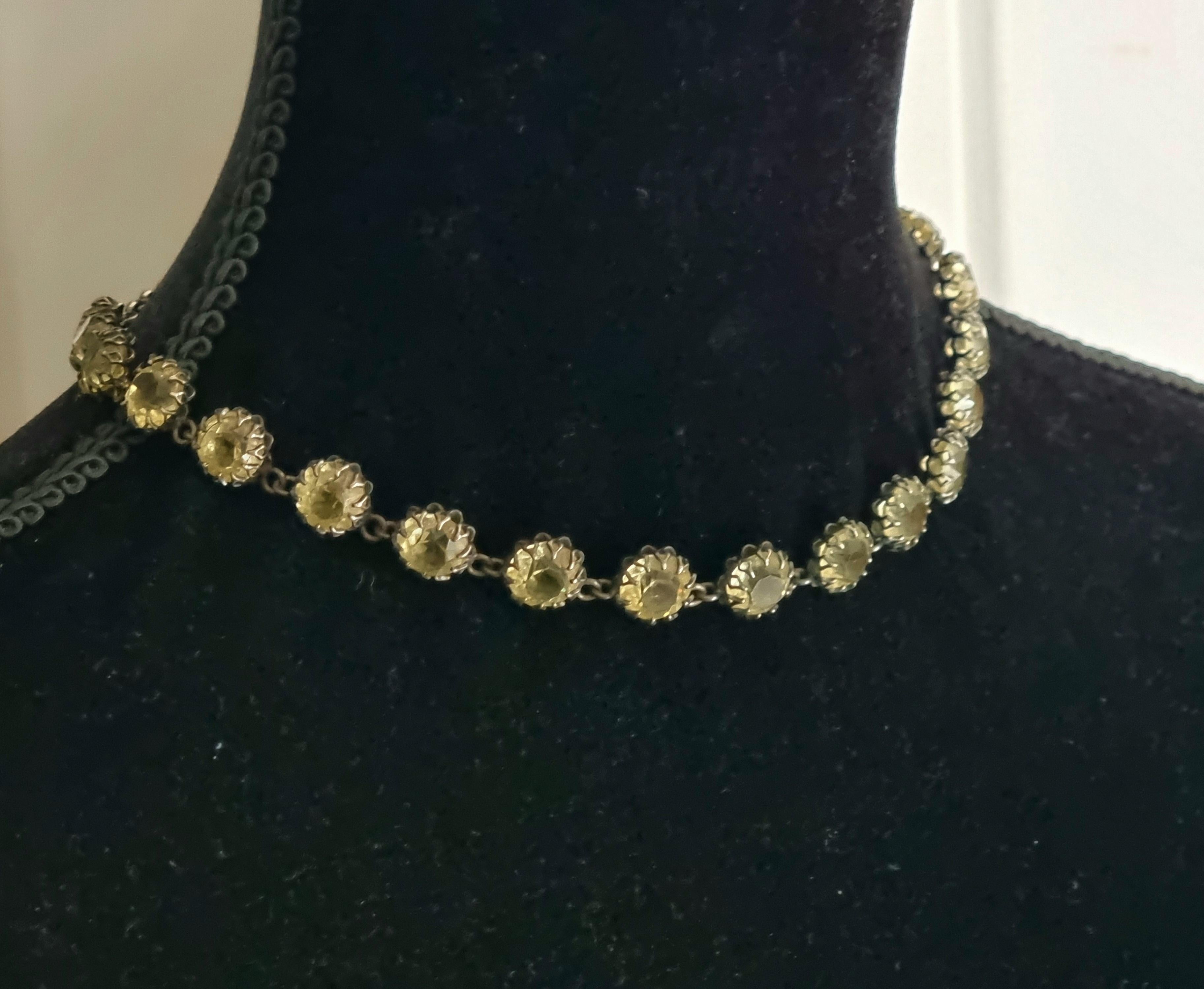 CIS countess Cissy ZOLTOWSKA, Magnificent old NECKLACE, vintage High Fashion For Sale 7