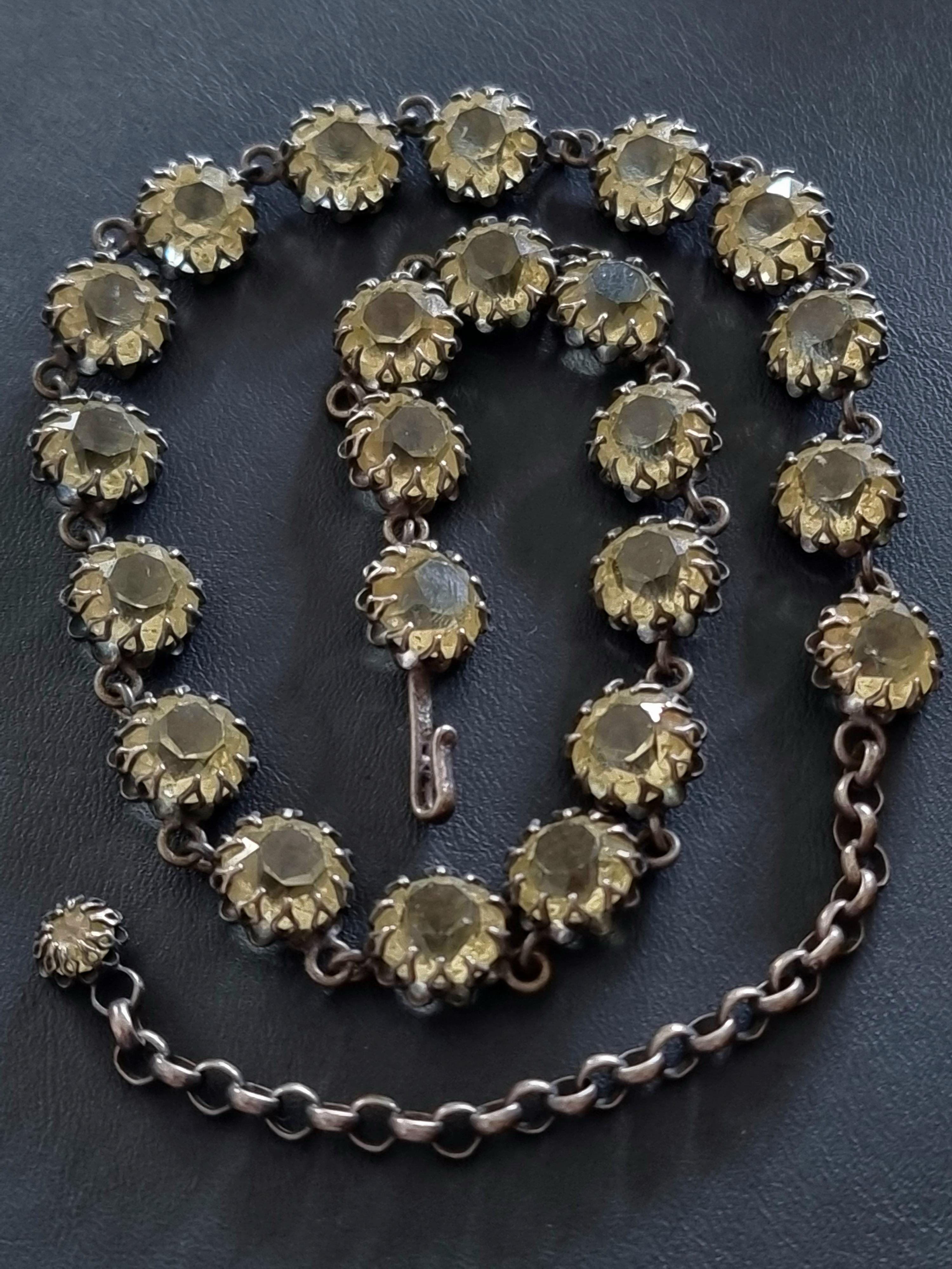 CIS countess Cissy ZOLTOWSKA, Magnificent old NECKLACE, vintage High Fashion In Good Condition For Sale In SAINT-CLOUD, FR