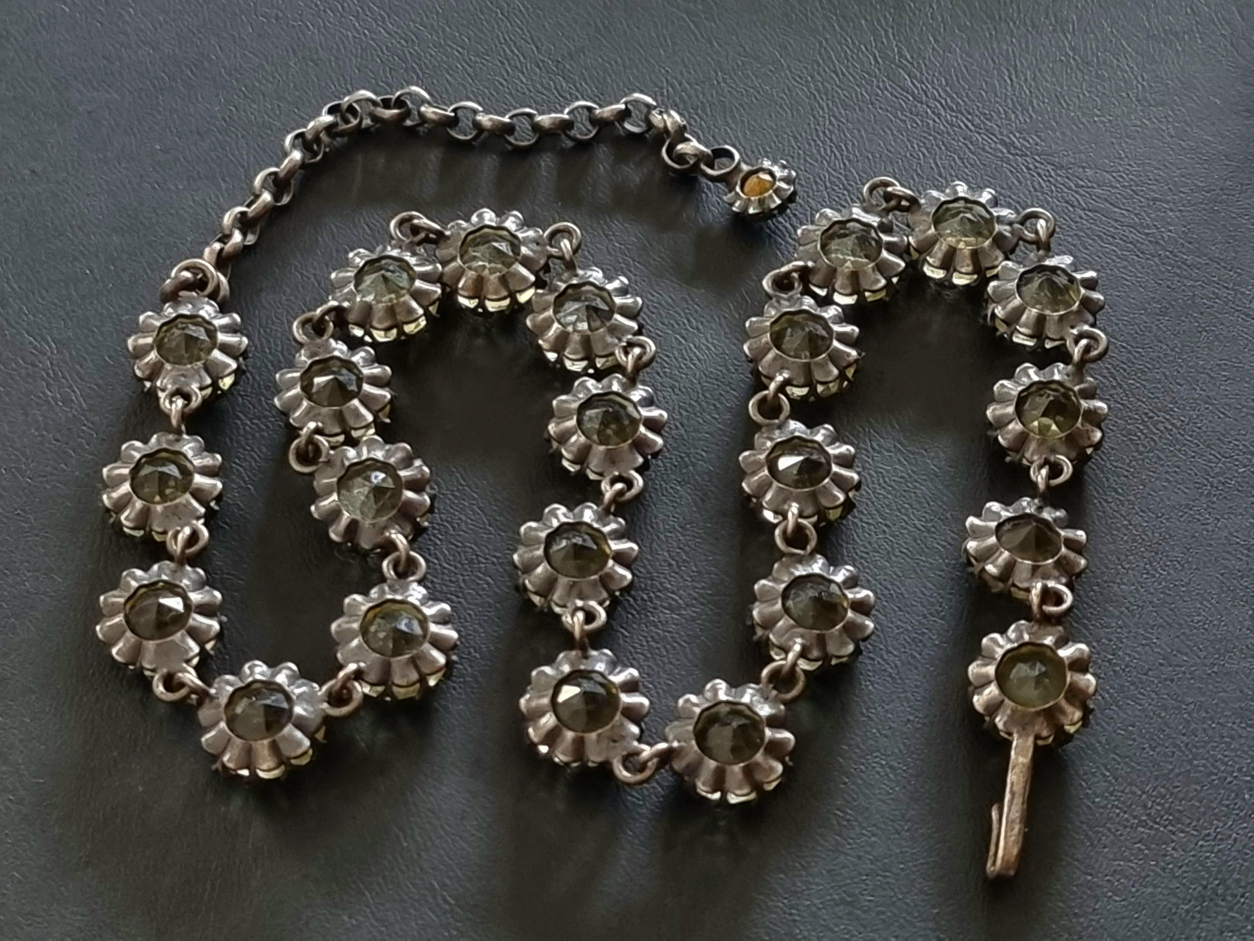 CIS countess Cissy ZOLTOWSKA, Magnificent old NECKLACE, vintage High Fashion For Sale 5