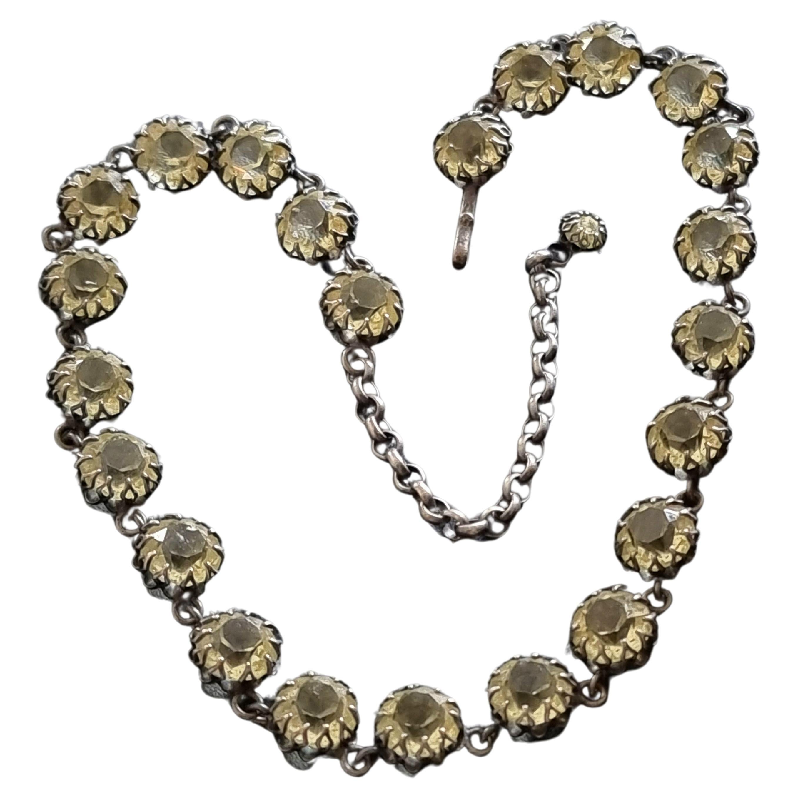 CIS countess Cissy ZOLTOWSKA, Magnificent old NECKLACE, vintage High Fashion For Sale