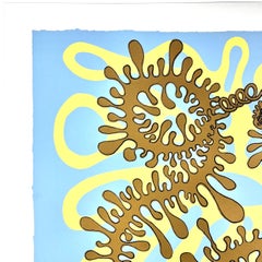 Mexican Artist signed limited edition original art print silkscreen collage n2