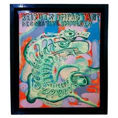 Cisco Jiménez Impulsos decorativos impactantes de Beirut Pintura acrílica sobre lienzo