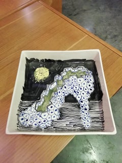 Cisco Jiménez Hand Painted Ceramic Centerpiece