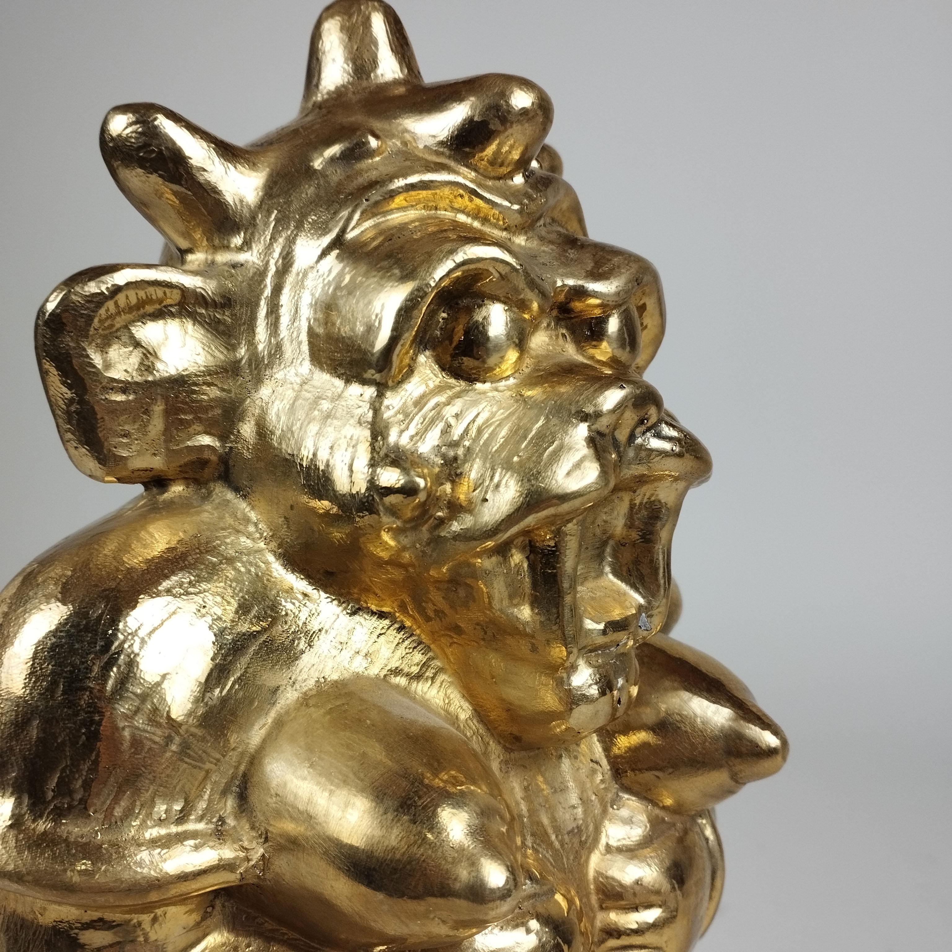 Messicano Cisco Jiménez Scultura in bronzo del Demone Ermafrodito in vendita