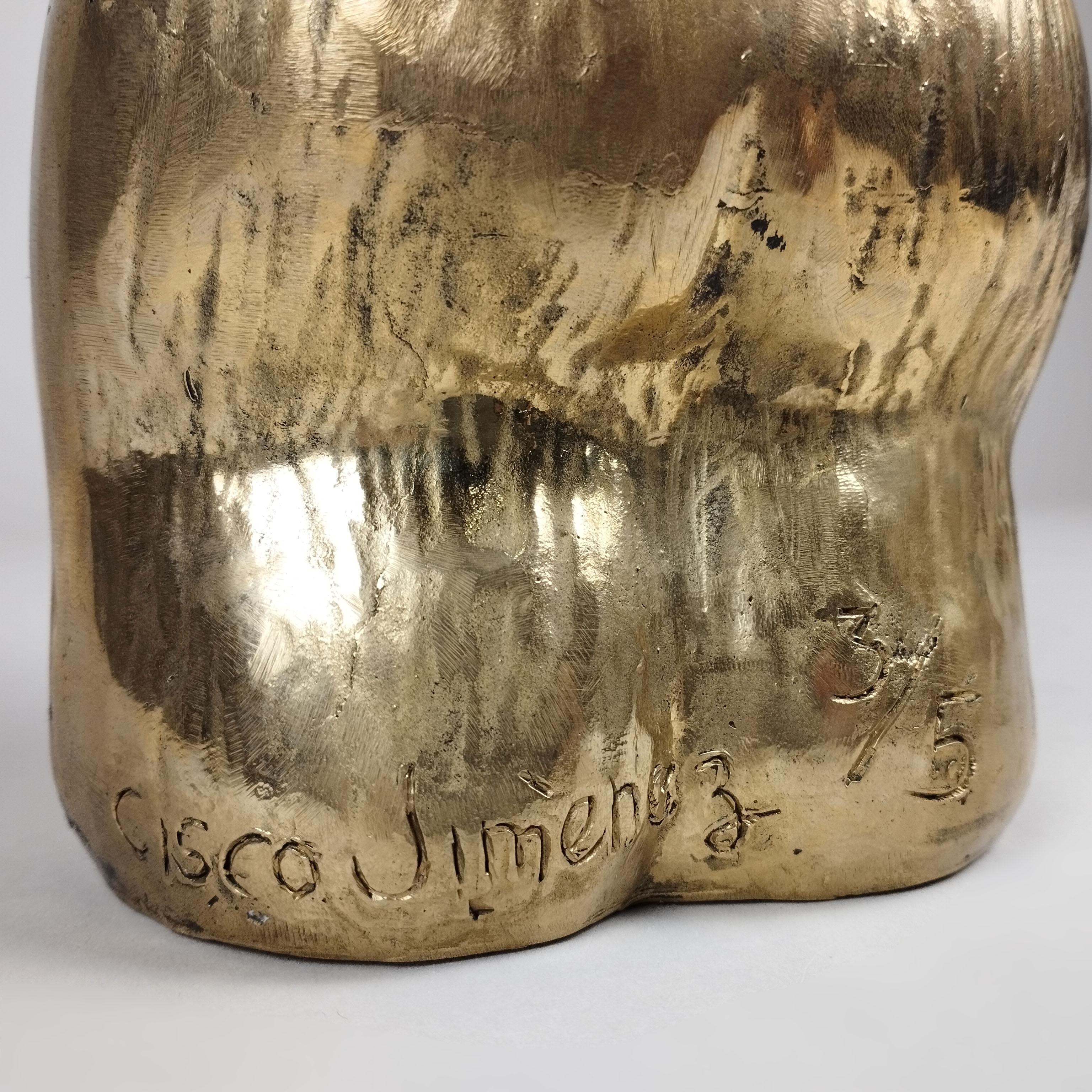 Calco Cisco Jiménez Scultura in bronzo del Demone Ermafrodito in vendita