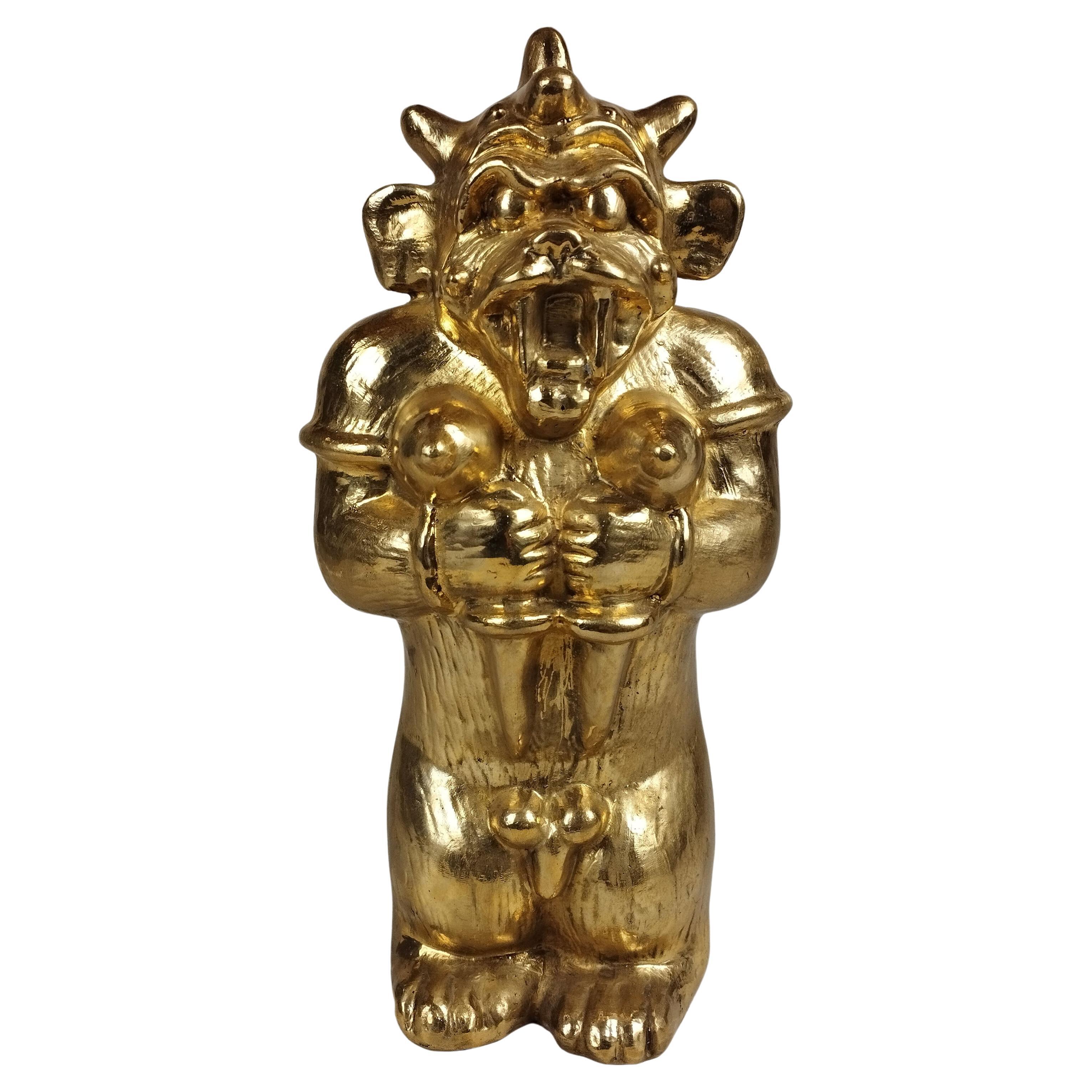 Cisco Jiménez Scultura in bronzo del Demone Ermafrodito in vendita