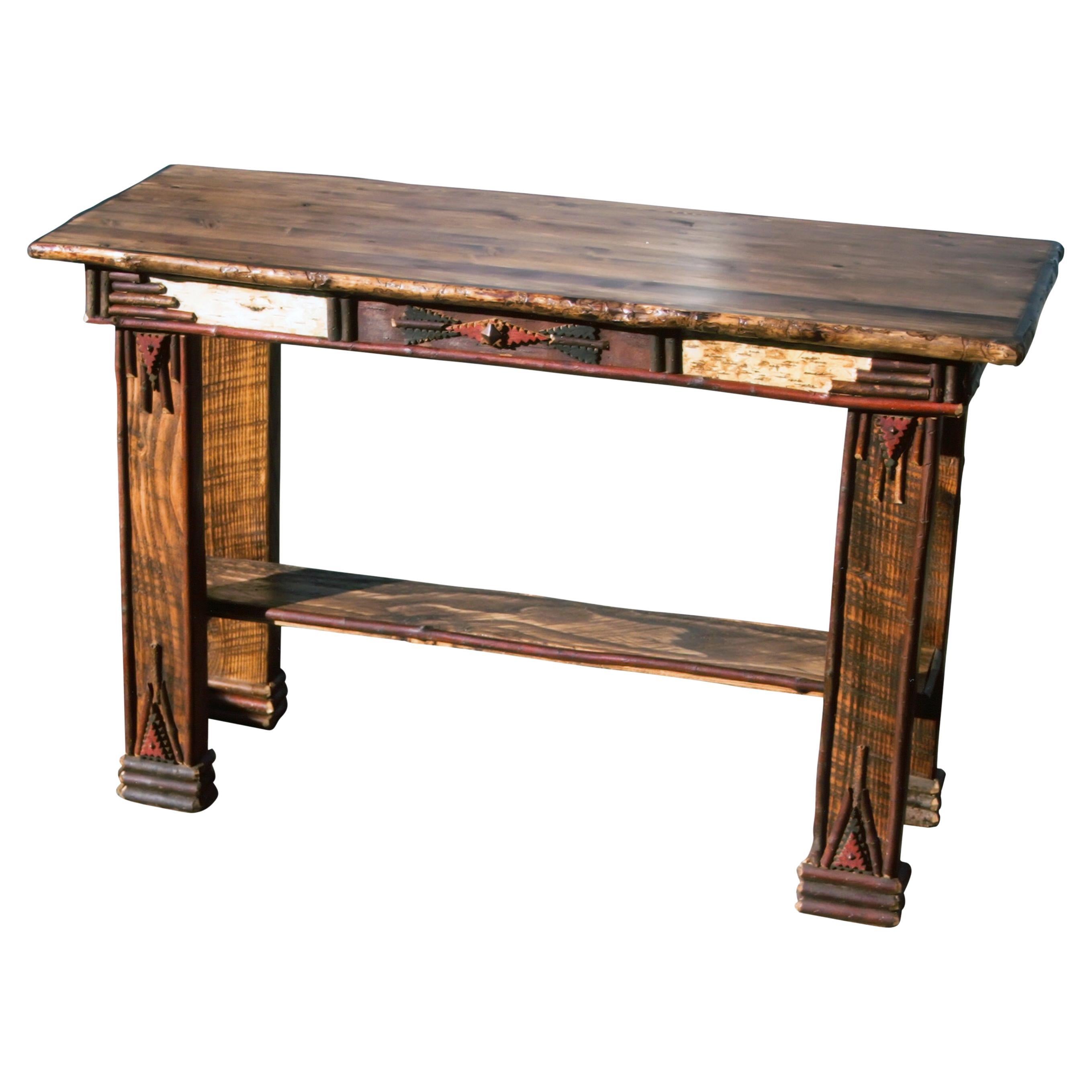 Cisco's Adirondack Twig Work Table For Sale