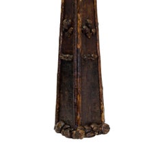 Cisco's Burl Floor Lamp with "Mica" Stick Shades