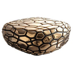"Cisim" Coffee Table, Limited Edition 1 of 1, Bronze & Stainless Steel, Istanbul