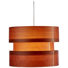 Cister Wood Hanging Lamp by José Antonio Coderch, Mid-Century Modern
