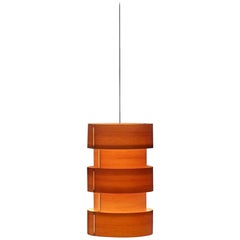 Lampada a sospensione in Wood di José Antonio Coderch, metà del secolo scorso