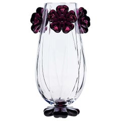 Vase à fleurs rouges Cistus de Mario Cioni