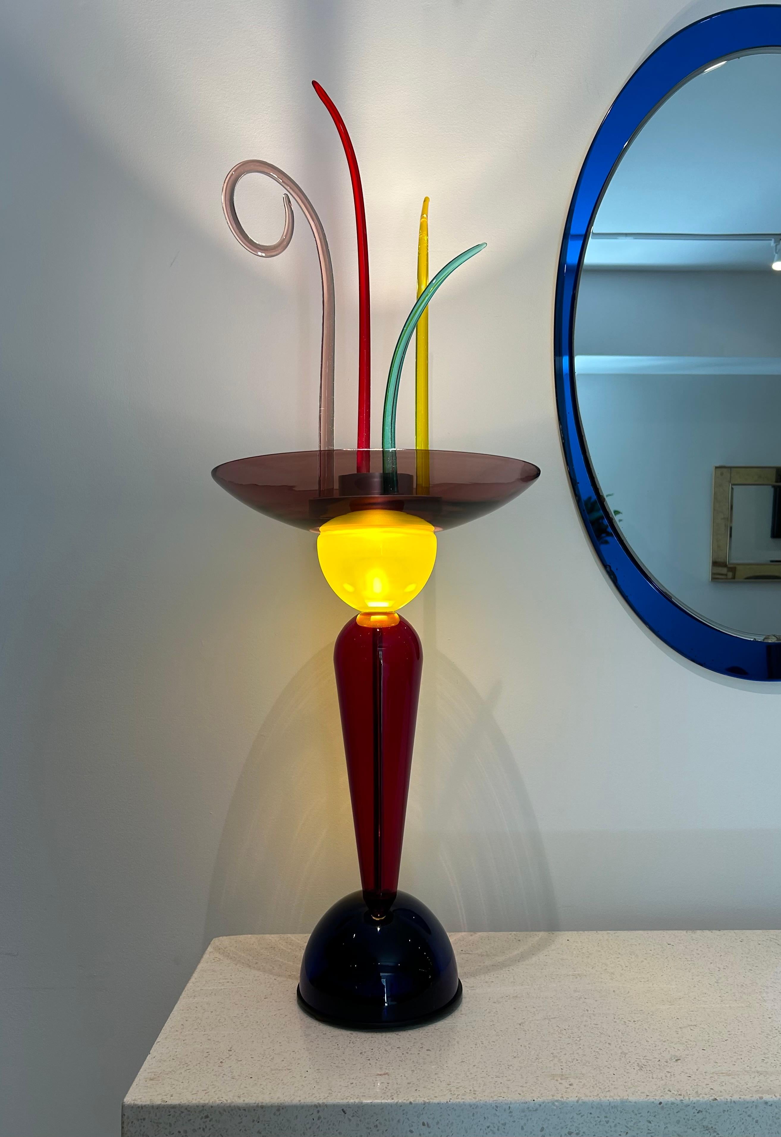 “Citera” Glass Table Lamp by Andrea Anastasio for Artemide For Sale 5