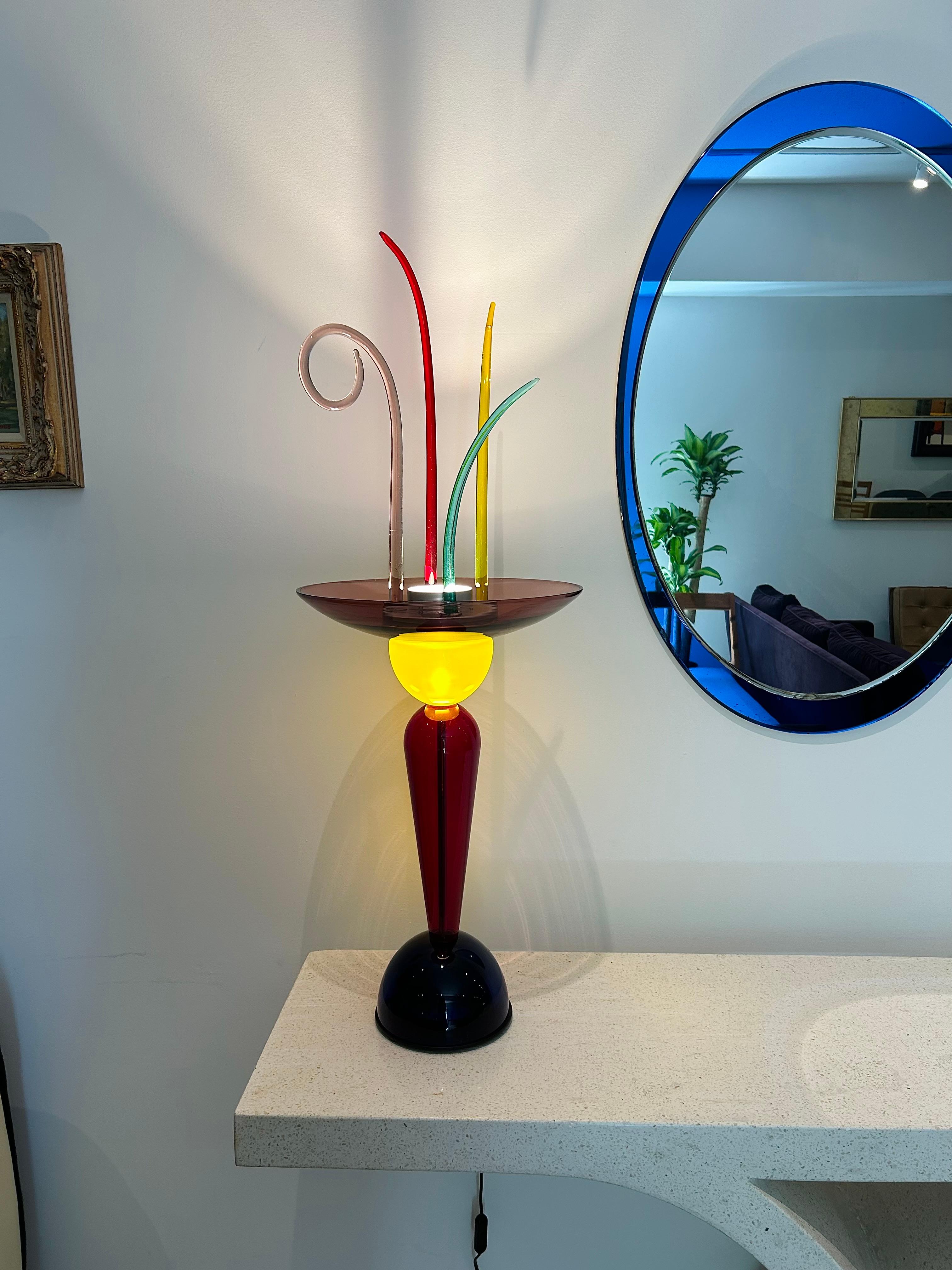 “Citera” Glass Table Lamp by Andrea Anastasio for Artemide For Sale 8