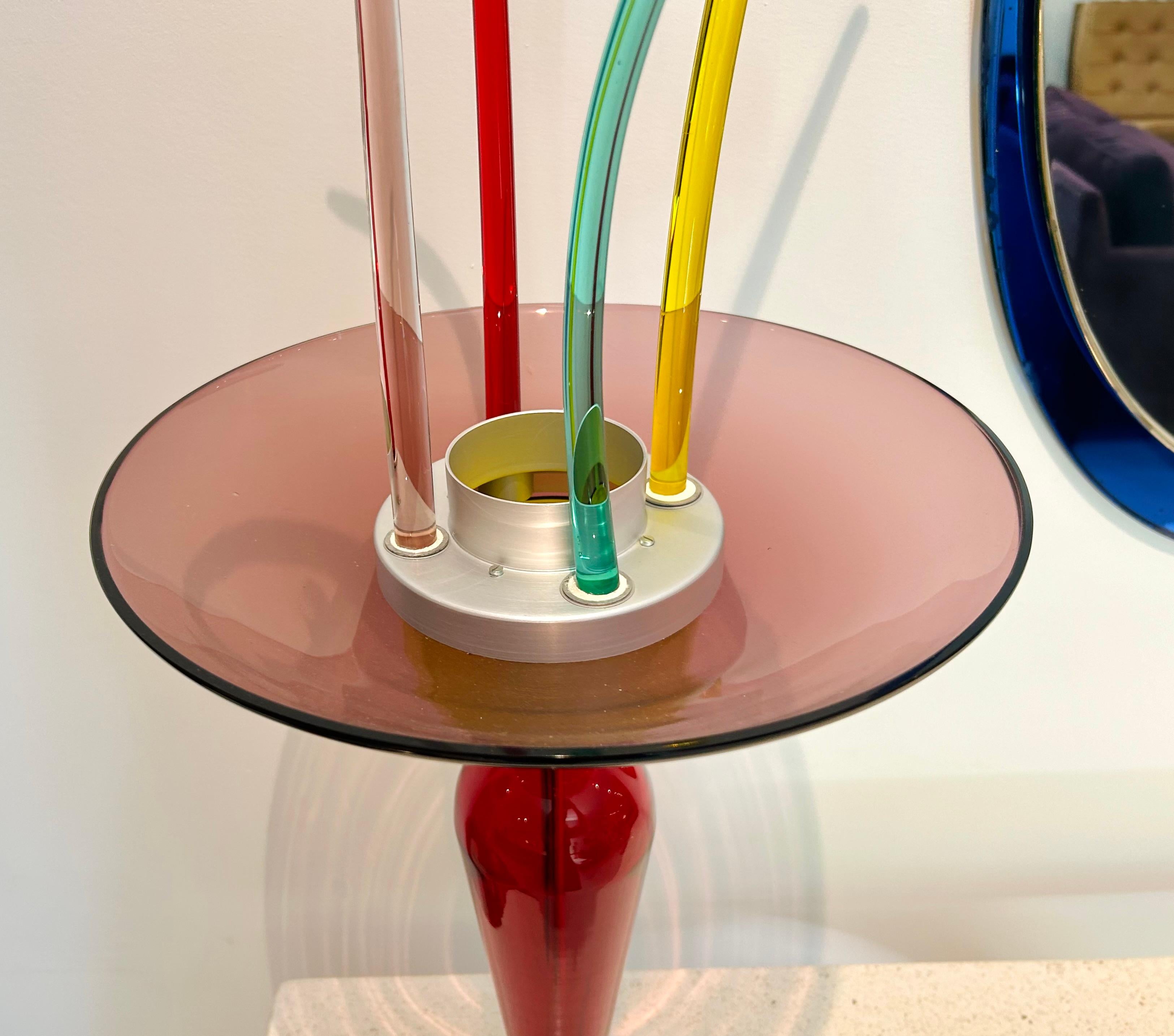 Late 20th Century “Citera” Glass Table Lamp by Andrea Anastasio for Artemide For Sale