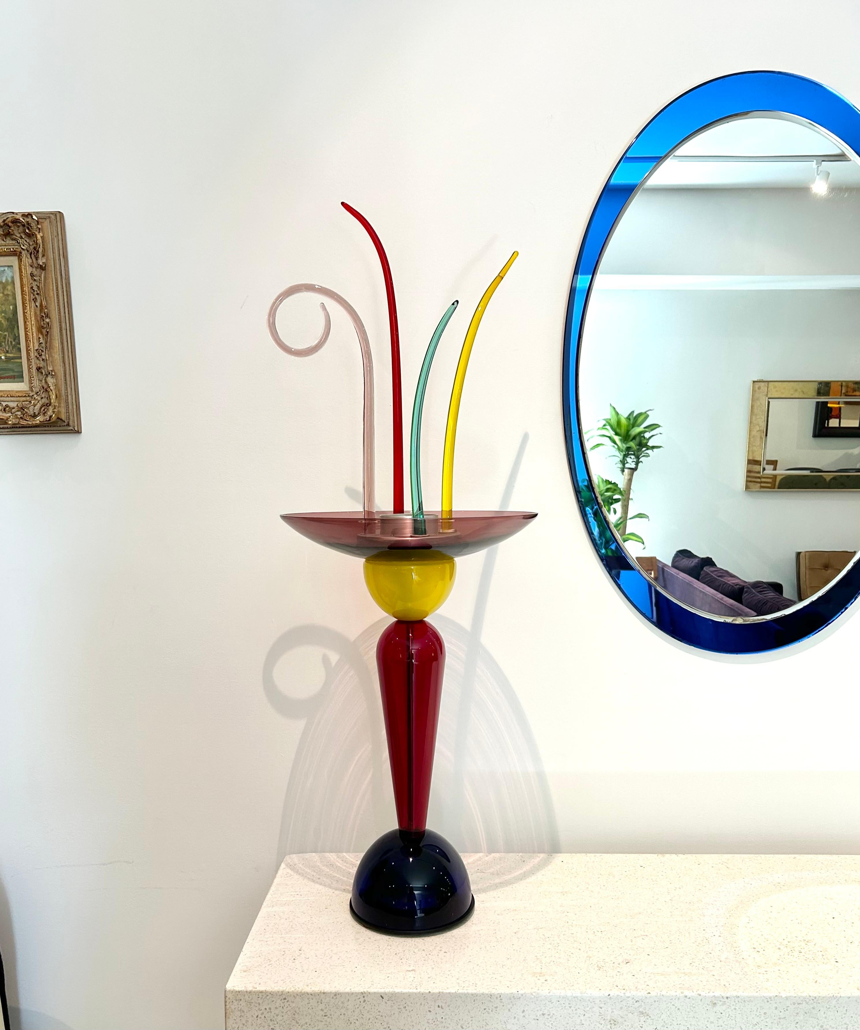 “Citera” Glass Table Lamp by Andrea Anastasio for Artemide For Sale 1